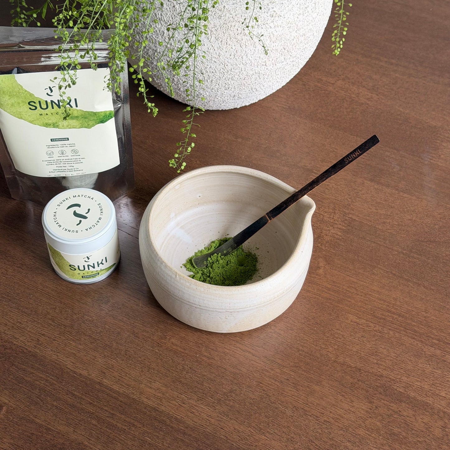 Bol à matcha en céramique